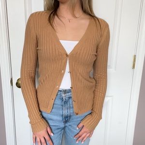 Tan Cardigan